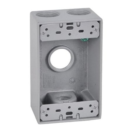 Hubbell Electrical Box, Outlet Box Type, 1 Gang FSB75-4